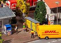 055-180281 - H0 - 2 Packstationen DHL